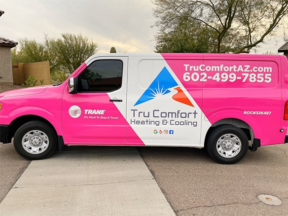 Tru Comfort Heating & Cooling Van